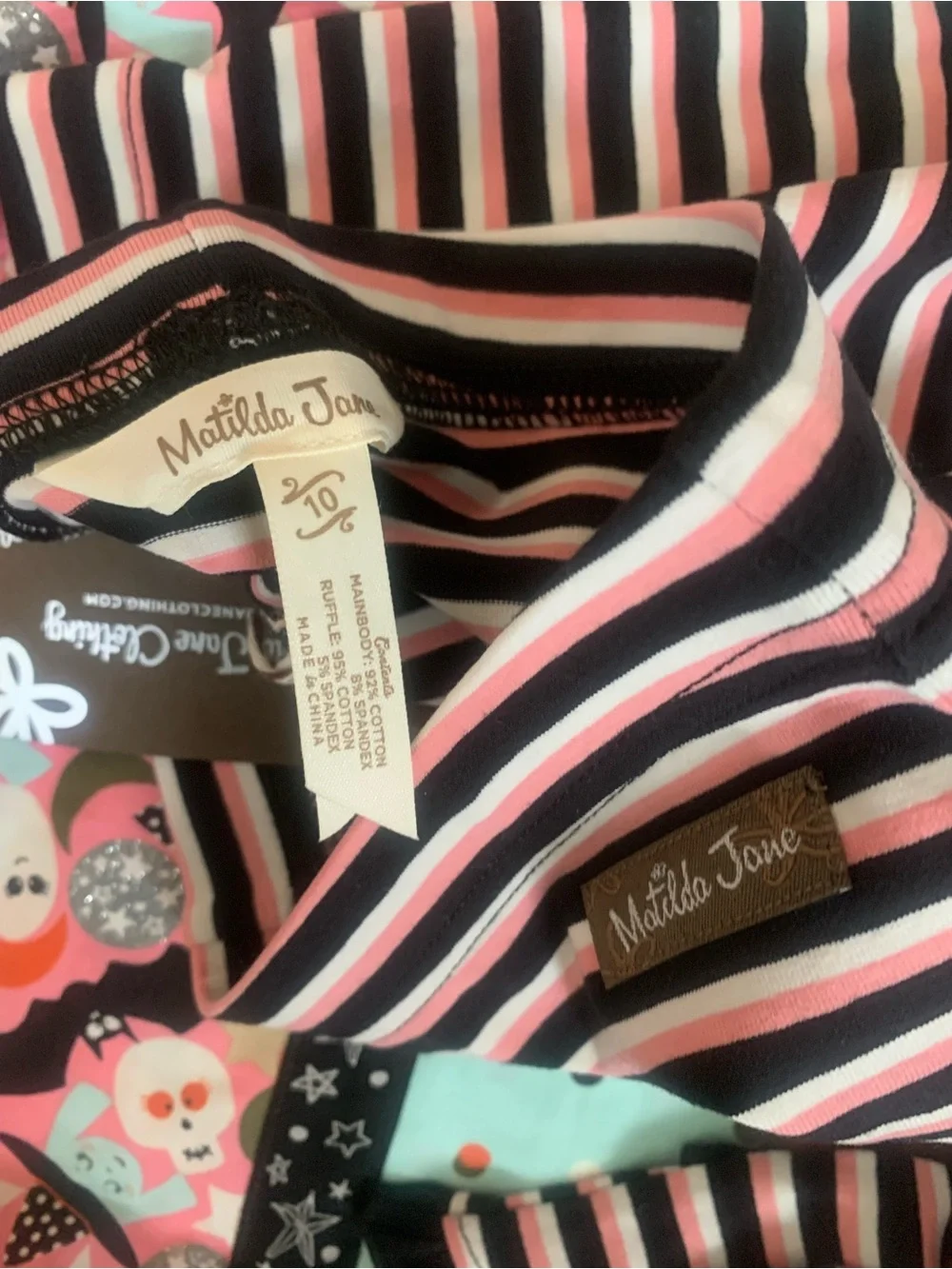 Size 10 Matilda Jane Halloween Fun Dress & Addy Leggings NWT